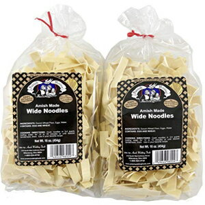 Amish Wedding Foods ワイドヌードル 16 オンスバッグ 保存料不使用 (2 個パック) Amish Wedding Foods Wide Noodles 16 Ounce Bags No Preservatives (Pack of 2)