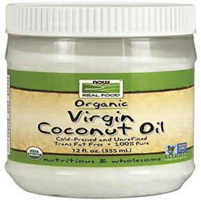 NOW Foods オーガニック バージン ココナッツ オイル、12 オンス NOW Foods Organic Virgin Coconut Oil, 12 oz