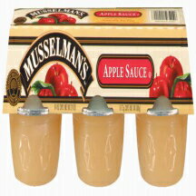 Musselman's レギュラー アップルソース 6 - 4 オンス カップ Musselman's Regular Applesauce 6 - 4 oz Cups
