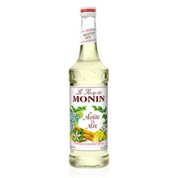 Monin - モヒートミックスシロップ、スイートハーバルミントフレーバー、フローズンカクテル、モクテル、おいしいデザートに最適、グルテンフリー、ビーガン、非遺伝子組み換え (750 ml) Monin - Mojito Mix Syrup, Sweet Herbal Mint Flavor, Great for