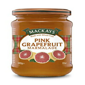 マッケイズ ピンク グレープフルーツ マーマレード、12 オンス Mackays Pink Grapefruit Marmalade, 12 Oz