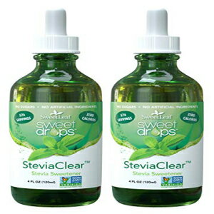 SweetLeaf ステビア エキス 透明液体、8 液量オンス SweetLeaf Stevia Extract Clear Liquid, 8 Fl Oz