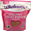 健康的な甘味料 オーガニック ライトブラウン シュガー -- 1.5 ポンド - 2 個 Wholesome Sweeteners Organic Light Brown Sugar -- 1.5 lbs - 2 pc