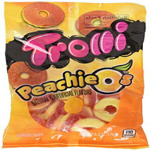 Trolli Peachie-O's グミ キャンディ、6.3 オンス Trolli Peachie-O's Gummy Candy, 6.3 oz