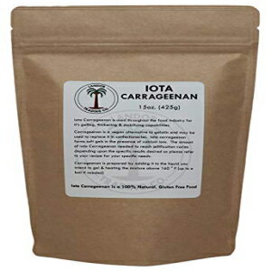 イオタ カラギーナン 15 オンス (425 グラム) Iota Carrageenan 15 Ounces (425 Grams)