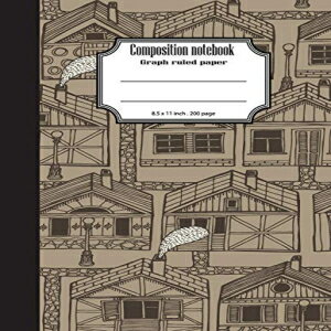 洋書 Paperback, Composition notebook Graph ruled paper: City doodle 4x4 per inch graph for notes,graphing, and writing