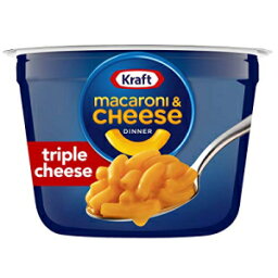 クラフト イージーマック トリプルチーズ 電子レンジ対応カップ (2.05オンスカップ、10個パック) Kraft Easy Mac Triple Cheese Microwavable Cup (2.05 oz Cups, Pack of 10)