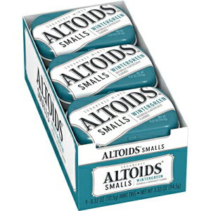 Altoids Smalls 󥿡꡼ 奬ե꡼ ߥȡ0.37  (9 ĥѥå) Altoids Smalls Wintergreen Sugarfree Mints, 0.37 Ounce (Pack of 9)