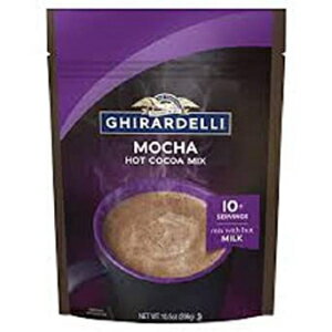 ギラデリ ホットチョコレートポーチ モカ 10.5オンス Ghirardelli Hot Chocolate Pouch, Mocha, 10.5 Ounce