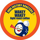 Java Factory コーヒーポッド ライトローストコーヒー キューリグ K カップ ブルワー用 ウェイキー ウェイキー 40個 Java Factory Coffee Pods Light Roast Coffee for Keurig K Cup Brewers, Wakey Wakey, 40 Count