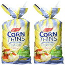 Real Foods IWi I[KjbN R[VYA5.3 IXA2 pbN Real Foods Original Organic Corn Thins, 5.3 oz, 2 pk