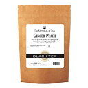 ティージンジャーピーチ紅茶共和国 ティーバッグ50個 プレミアム成分 グルメ長寿茶 The Republic of Tea Ginger Peach Black Tea, 50 Tea Bags, Premium Ingredients, Gourmet Longevity Tea