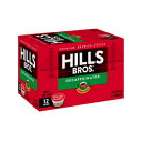 Hills Bros シングルサーブコーヒーポッド デカフェ ミディアムロースト 12 カウント – キューリグ互換 ロースト 100 アラビカコーヒー スムーズ バランスの取れた クラシックなコーヒーフレーバー Hills Bros Single Serve Coffee Pods, Decaf,