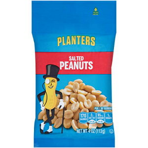 プランター 塩漬けピーナッツ (12 ct パック 4 oz パック) Planters Salted Peanuts (12 ct Pack, 4 oz Packs)