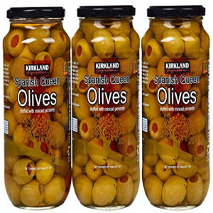 Glomarket㤨֥ɽ̾ ڥ꡼֡ߤڤԥߥȵͤᡢ21󥹤Υ饹 (3ĥѥå63 Kirkland Signature Spanish Queen Olives Stuffed With Minced Pimiento, 21oz Glass Jar (Pack of 3, Total of 63 OzפβǤʤ12,336ߤˤʤޤ