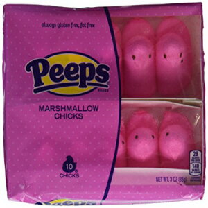 ピープス ピンク マシュマロ ヒヨコ、3 オンス、10 カラット Peeps Pink Marshmallow Chicks, 3 oz, 10 ctのサムネイル