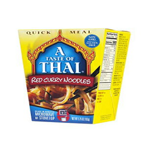 タイの味のレッドカレーヌードルのクイックミール、5.75オンス箱（6個パック） A Taste of Thai Red Curry Noodles Quick Meal, 5.75-Ounce Boxes (Pack of 6)