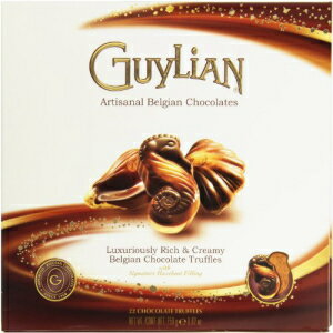 Guylian Belgium Chocolates 22ピース 人工貝殻トリュフ ヘーゼルナッツフィリング 8.8オンス Guylian Belgium Chocolates 22 Piece Artisinal Seashell Truffles, Hazelnut Filling, 8.8 Ounce