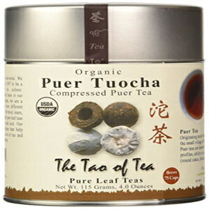 The Tao of Tea、プーアル沮茶プーアル茶、4オンス缶 The Tao of Tea, Puer Tuocha Pu-er Tea, 4 Ounce Tin