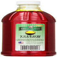 Chef-O-Van 食品着色料、イエロー、16 オンス Chef-O-Van Food Coloring, Yellow, 16 Ounce