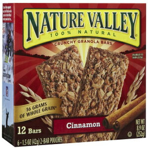 12バー、シナモン、ネイチャーバレーシナモングラノーラバー、6 ct 1.5 Ounce (Pack of 6), Nature Valley Cinnamon Granola Bars, 6 ctのサムネイル