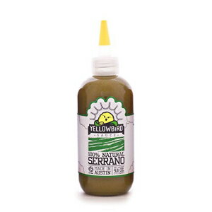 CG[o[h Z[m zbg\[X (9.8IXA6) Yellowbird Serrano Hot Sauce (9.8 Oz, Case of 6)