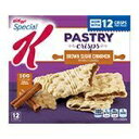 ケロッグ スペシャル K ペストリー クリスプ ブラウン シュガー シナモン 1 箱あたり 12 個 (4 パック) Kellogg's Special K Pastry Crisps Brown Sugar Cinnamon 12 crisps per box ( 4 Pack)