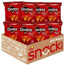 ドリト​​ス ナチョチーズ風味のトルティーヤチップス、1オンス袋（40パック） Doritos Nacho Cheese Flavored Tortilla Chips, 1oz Bags (40 Pack)