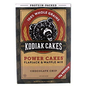 コディアック チョコレートチップ パワー ケーキ、フラップジャック & ワッフル ミックス、18 オンス Kodiak Chocolate Chip Power Cakes, Flapjack & Waffle Mix, 18 Ozのサムネイル