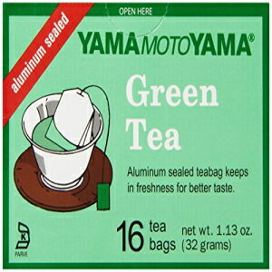 山本山 緑茶ティーバッグ 1.13オンス (6個入) Yamamotoyama Green Tea Bags, 1.13-Ounce (Pack of 6)