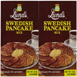 Lund's スウェーデン パンケーキ ミックス - 12 オンス - 2 カラット Lund's Swedish Pancake Mix - 12 oz - 2 ct