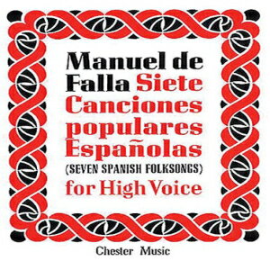 ν Paperback, De Falla: 7 Canciones Populares Espanolas: for High Voice and Piano