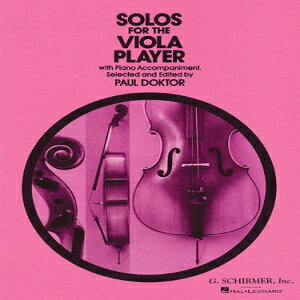 洋書 G. Schirmer Paperback, Solos for the Viola Player with Piano Accompaniment
