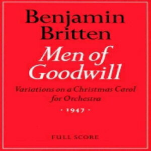 洋書 Alfred Publishing Paperback, Men of Goodwill: Full Score (Faber Edition)