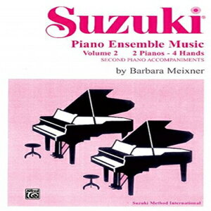 洋書 Suzuki Piano Ensemble Music for Piano Duo, Vol 2: Second Piano Accompaniments (Suzuki Piano School)