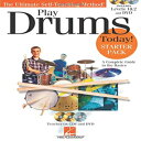 洋書 Hal Leonard Paperback, Play Drums Today! - Starter Pack: Includes Levels 1 & 2 Book/CDs and a DVD(3)