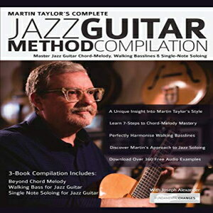 洋書 Paperback, Martin Taylor's Complete Jazz Guitar Method Compilation: Master Jazz Guitar Chord-Melody, Walking Basslines & Single-Note Soloing