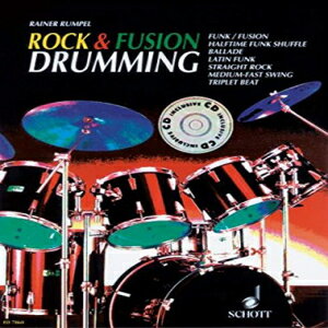 洋書 Schott Sheet music, Rock & Fusion Drumming