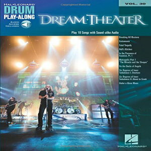 洋書 Hal Leonard Paperback, Dream Theater: Drum Play-Along Volume 30