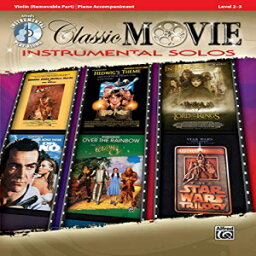 洋書 Paperback, Classic Movie Instrumental Solos for Strings: Violin, Book & CD (Pop Instrumental Solos Series)