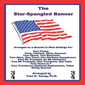 洋書 Paperback, The Star Spangled Banner: Arranged as a Quartet in Nine Settings (Patriotic Ensembles)