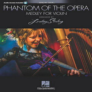 洋書 Hal Leonard Paperback, Phantom of the Opera: Lindsey Stirling Medley: Book with Original Audio Backing Tracks