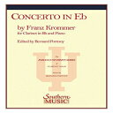 洋書 Southern Music Co. Paperback, Concerto in E Flat, Op. 36: Clarinet