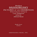 洋書 Pictures at an Exhibition - Wind Orchestra: Study score