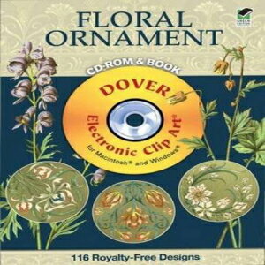 洋書 Plants F as Ornament CD-ROM and Book (Dover Electronic Clip Art)