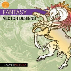 洋書 Paperback, Fantasy Vector Designs (Dover Pictura Electronic Clip Art)
