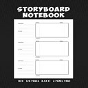 洋書 Paperback, Storyboard Notebook 16:9 8.5x11 120 Pages 3 Panel Page: Storyboard Panel Notebook with Narration Lines for Animators, Directors, Filmmakers, ... TV Producers, Social Media Content Creators