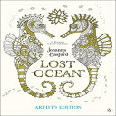 m Lost Ocean Artist's Edition: An Inky Adventure and Coloring Book for Adults: 24 Drawings to Color and Frame