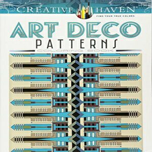 洋書 Paperback, Creative Haven Art Deco Patterns Coloring Book (Creative Haven Coloring Books)