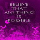 洋書 Paperback, BELIEVE THAT ANYTHING IS POSSIBLE: Inspirational College Ruled Notebook - Scarlet Nature Inspired Background